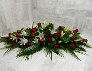Fleurs lors d’un enterrement