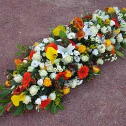 Bouquets de fleurs pour deuil